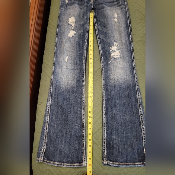 Silver jeans women's size 30W/33L Frances 18" bootcut - Picture 9 of 10